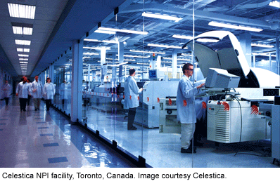 Celestica EMS NPI facility, Toronto, Canada.