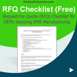 Proposal Request For Quote Rfq Rfp Checklist Ems Odm Manufacturing